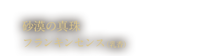 砂漠の真珠 フランキンセンス（乳香）